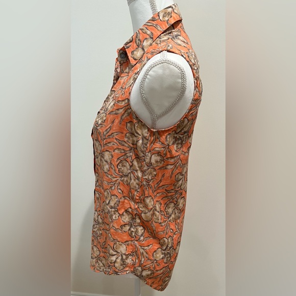 Straight Down Clothing Company Printed Sleeveless blouse - Picture 3 of 7